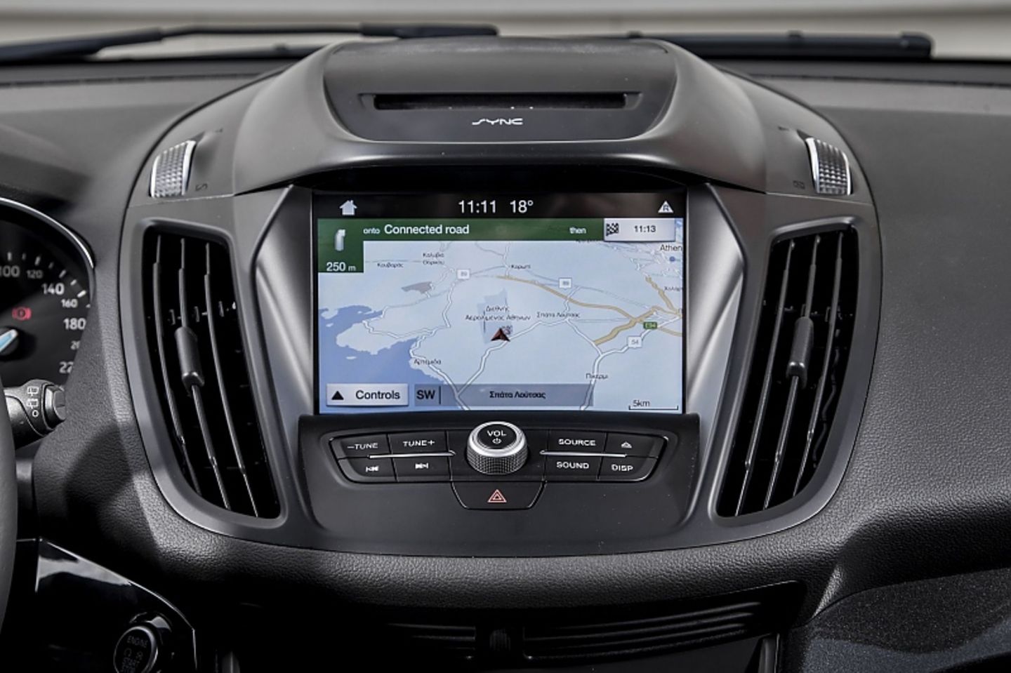 Das Infotainment-System Sync 3 feiert im Kuga seine Europa-Premiere