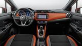 Das Cockpit des Nissan Micra 2017 0.9 i-GT
