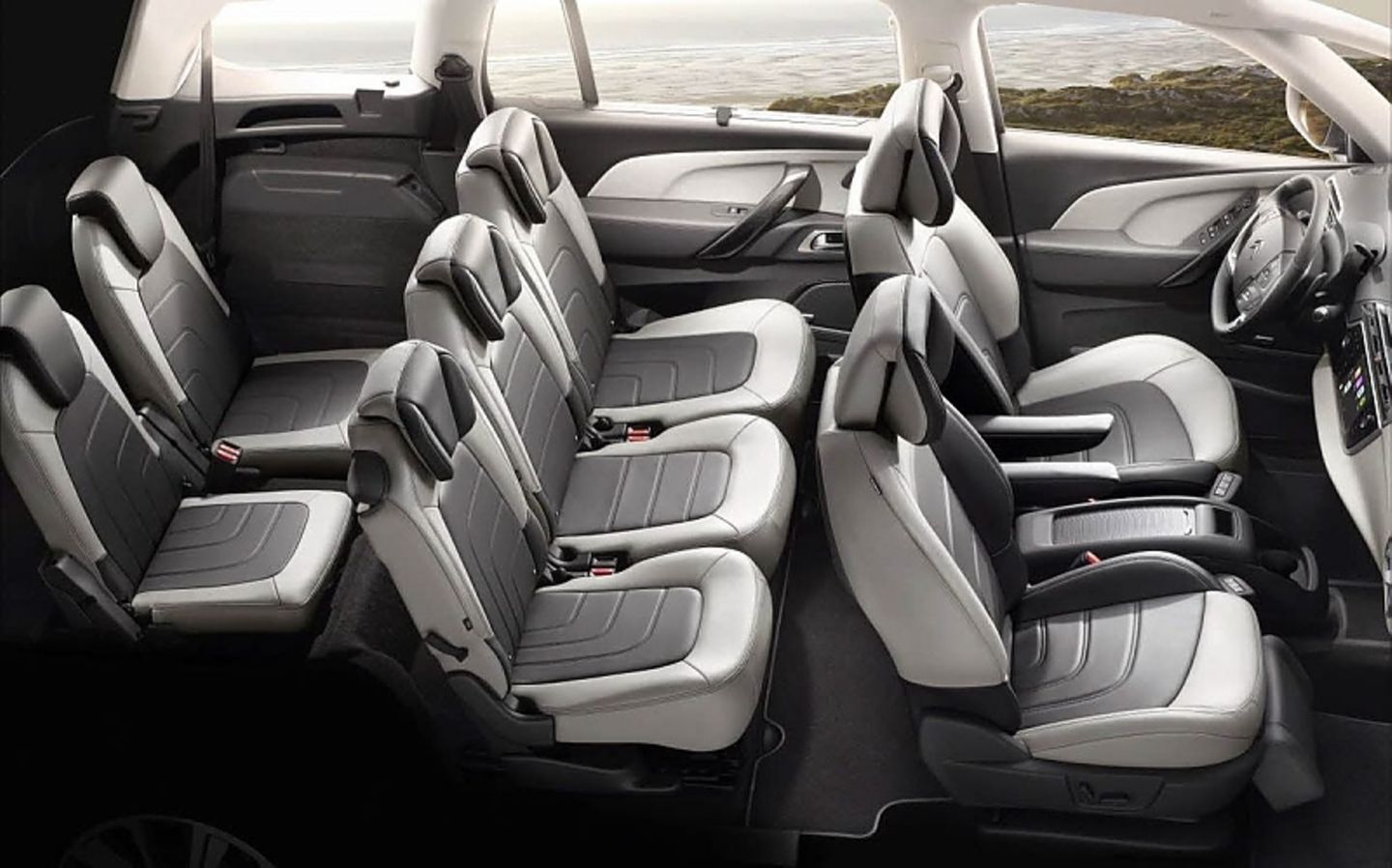 Bis zu sieben Einzelsitze bietet der Citroen C4 Grand Picasso.