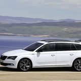 Der Skoda Superb Combi SportLine wiegt gut 1.6 Tonnen