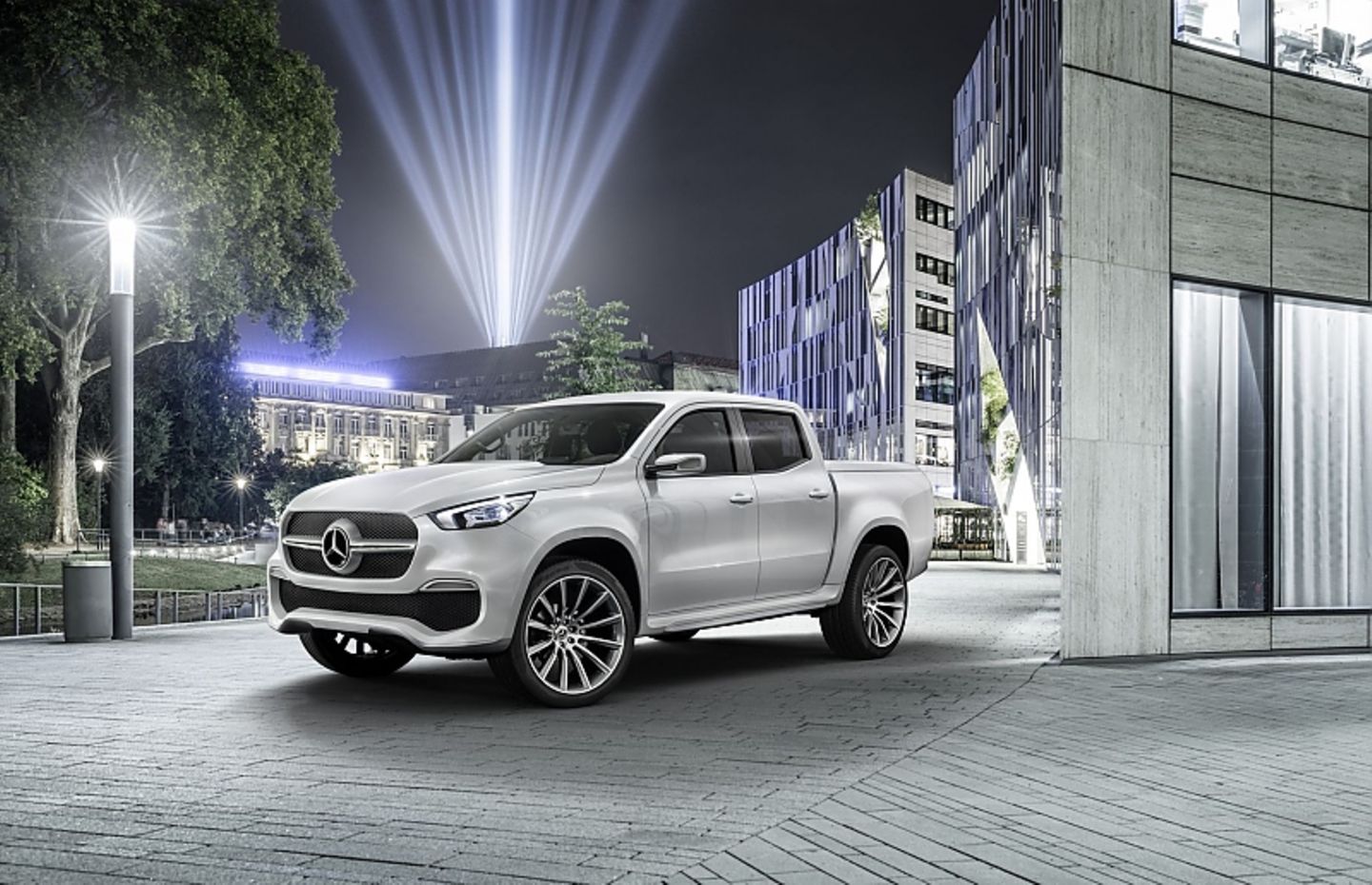 Den Mercedes Pickup wird es nur mit Double Cab geben