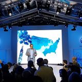VW Nordamerika-CEO Hinrich J. Woebcken bei der Weltpremiere des VW Atlas in Santa Monica