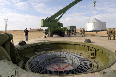 Raketensilo in Russland.