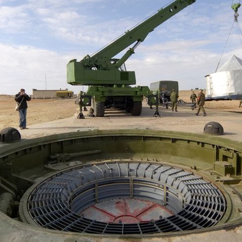 Atomwaffen: Raketensilo in Russland. Raketensilo in Russland.