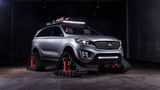 Der Kia Sorento Ski Gondola ist eine autonom agierende Pistenraupe