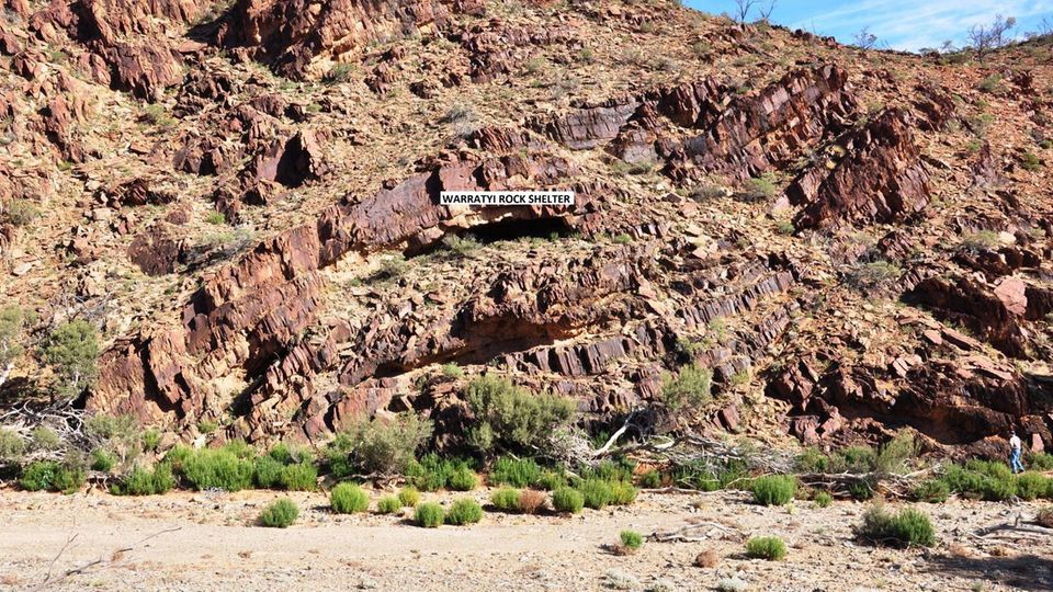 "Warratyi" wurde die Höhle getauft, die die erste menschliche Siedlung darstellt, die jemals in Südaustralien entdeckt wurde