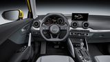 Typisches Audi-Interieur mit senkrecht stehenden Bildschirm