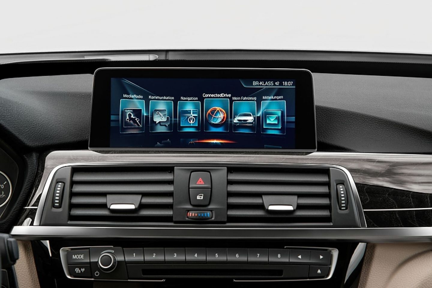 Die neueste Generation des iDrive bringt einen neu gestalteten Home-Bildschirm mit sich
