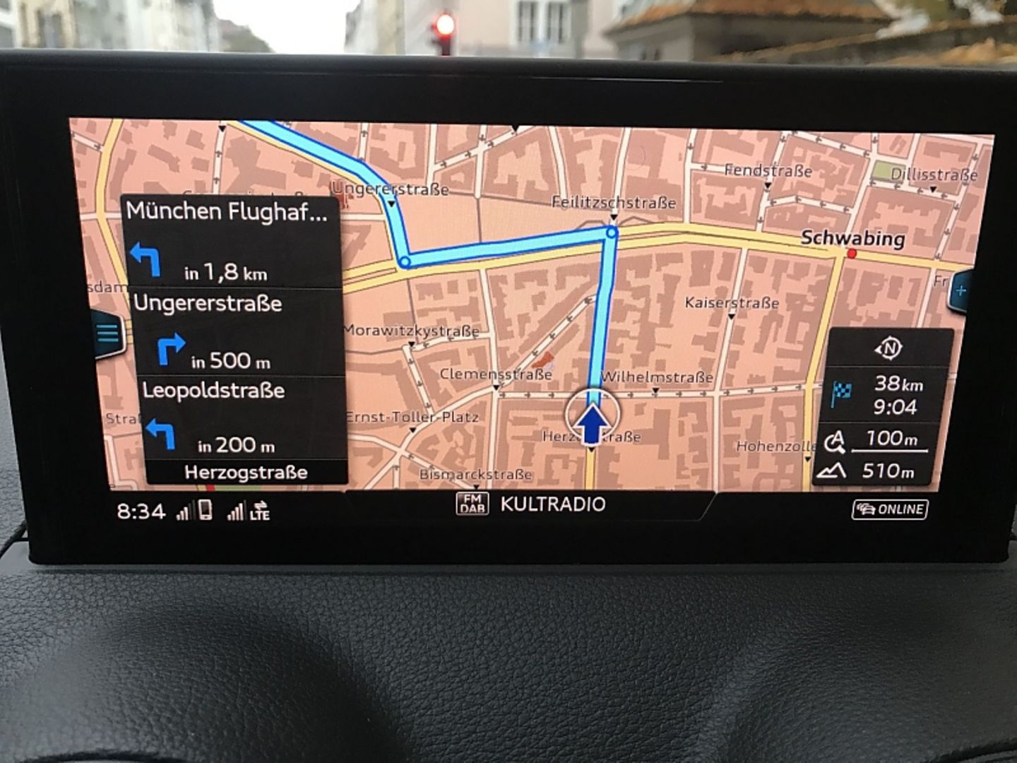 Audis MMI Plus weist den Weg - ohne Google Earth nichts Außergewöhnliches