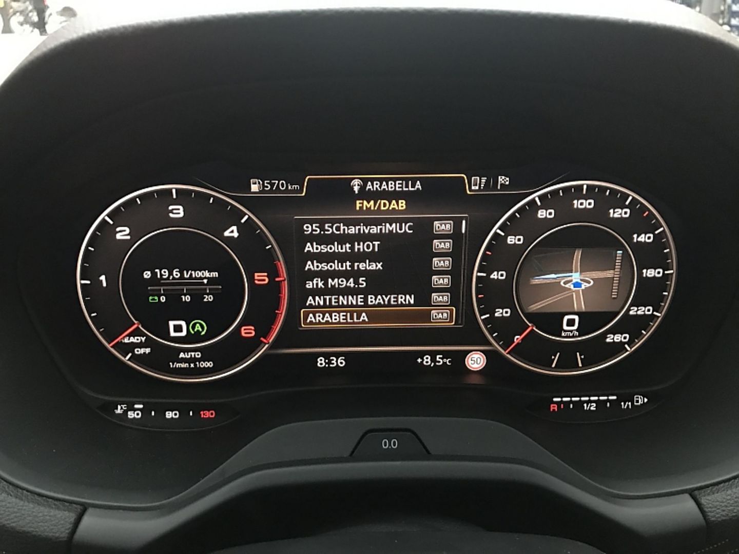 Das virtuelle Audi-Cockpit ist eine Augenweide