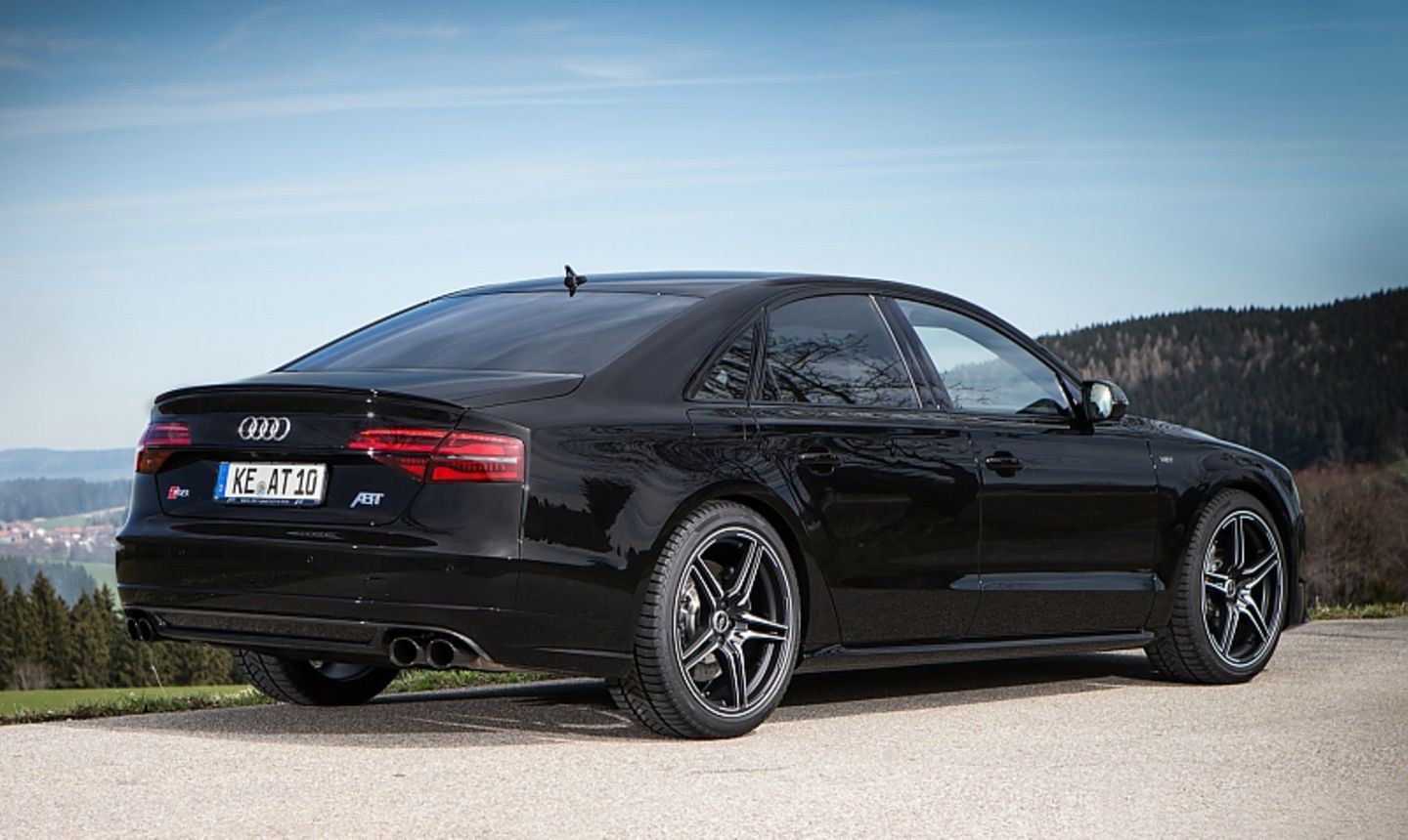 Abt Audi S8 Plus - nur ein kleiner Spoiler am Heck