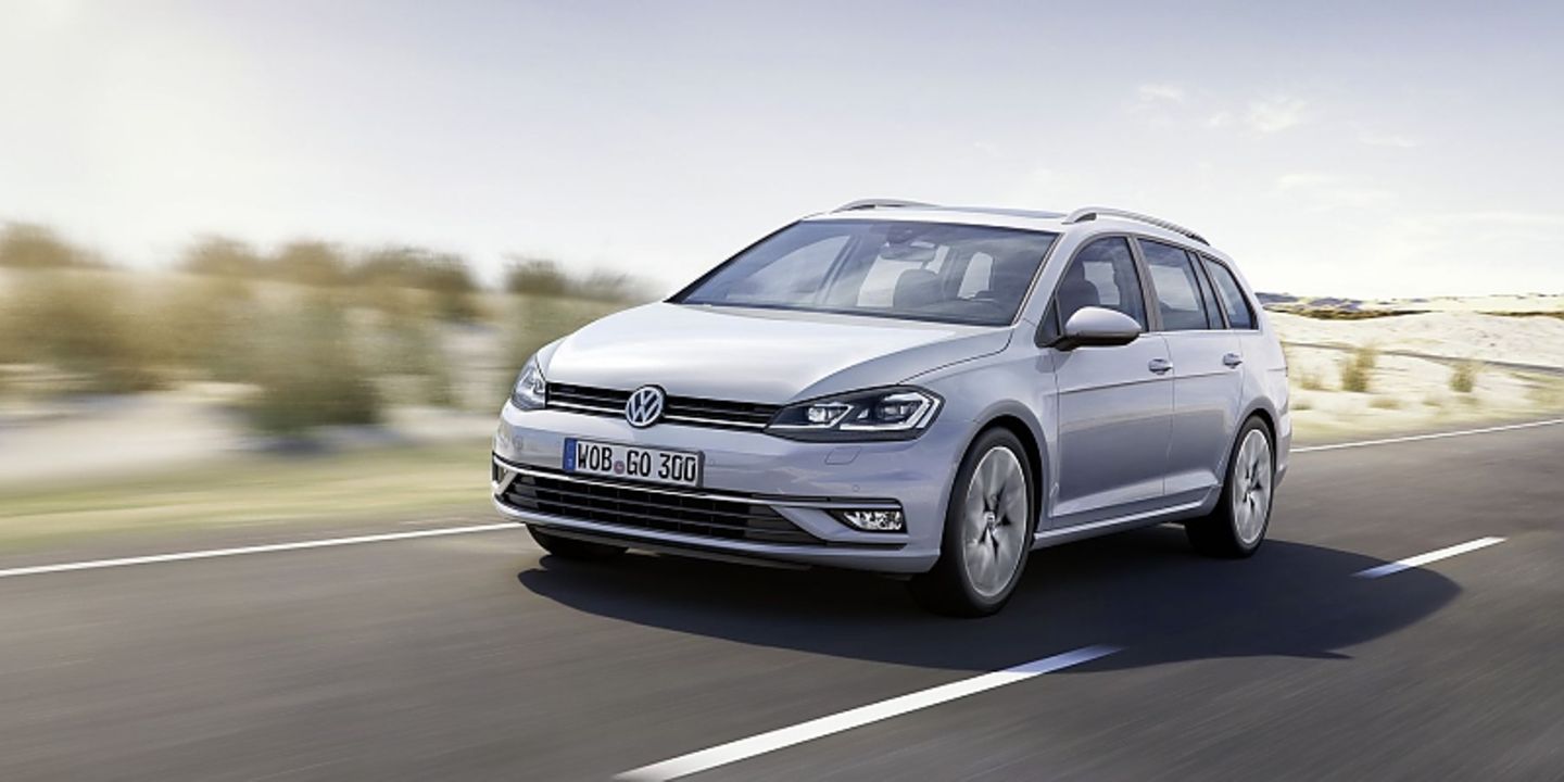 Der VW Golf Variant kam ebenfalls unters Messer.