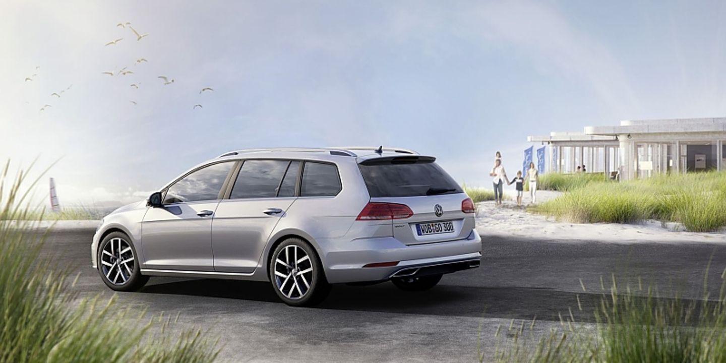 Die Kombiversion zählt zu den vielseitigsten Modellen des Golf Programms.
