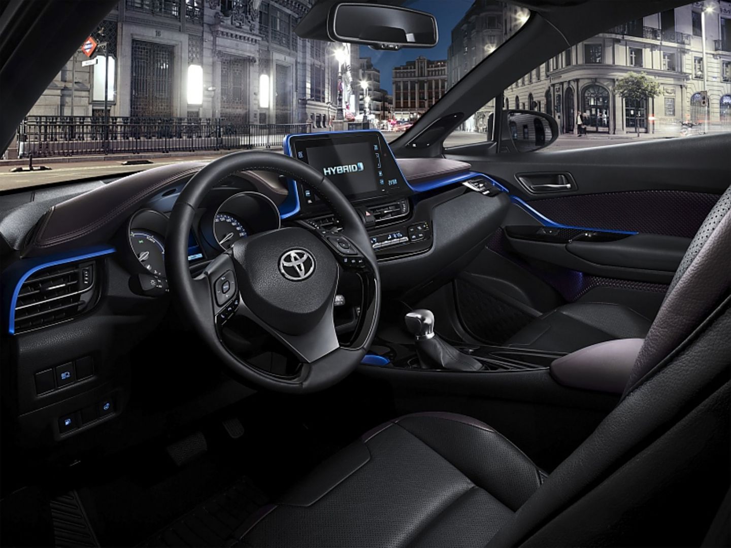 Das Cockpit des Toyota C-HR