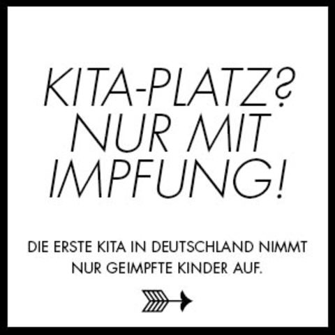 Familienleben: Kita-Platz – nur mit Impfung