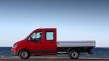 Es wird den Volkswagen Crafter auch als Pritschenwagen geben