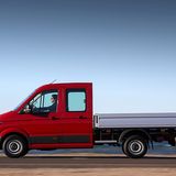 Es wird den Volkswagen Crafter auch als Pritschenwagen geben