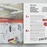 Die Liste: Großeinkauf im Elektromarkt.
