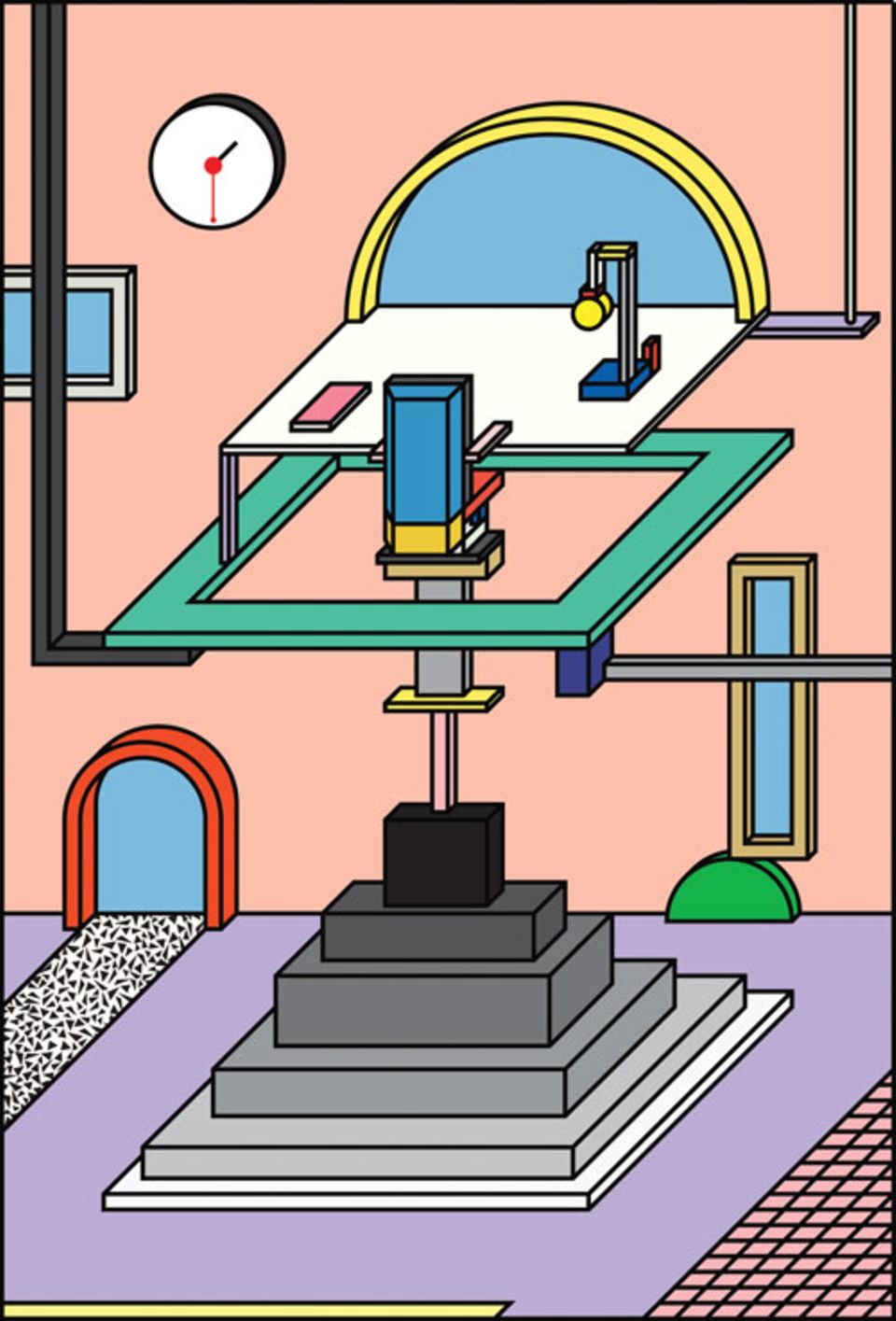 Zukunft der Arbeit Illustration von Peter Judson zum Thema: Zukunft der Arbeit