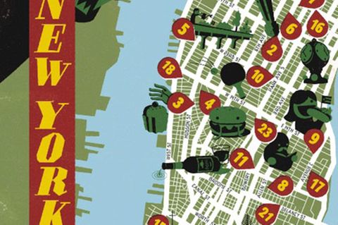 Karte von New York in der NEON-Rubrik "Meine Stadt"