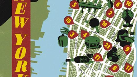 Karte von New York in der NEON-Rubrik "Meine Stadt"