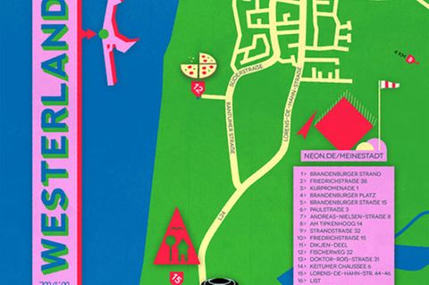 Karte von Westerland in der NEON-Rubrik "Meine Stadt"