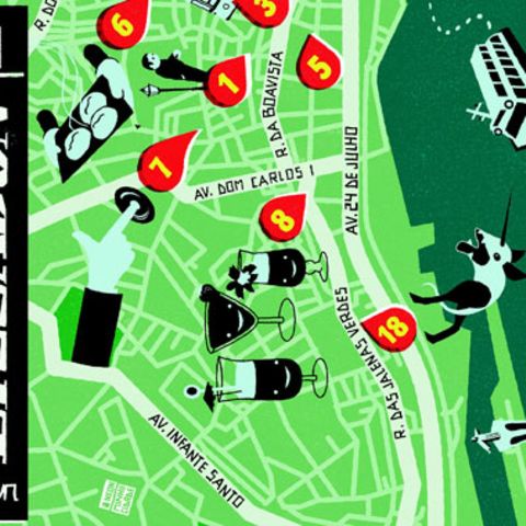 Karte von Lissabon in der NEON-Rubrik "Meine Stadt"