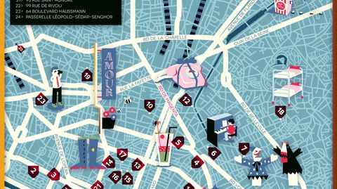 Karte von Paris in der NEON-Rubrik "Meine Stadt"