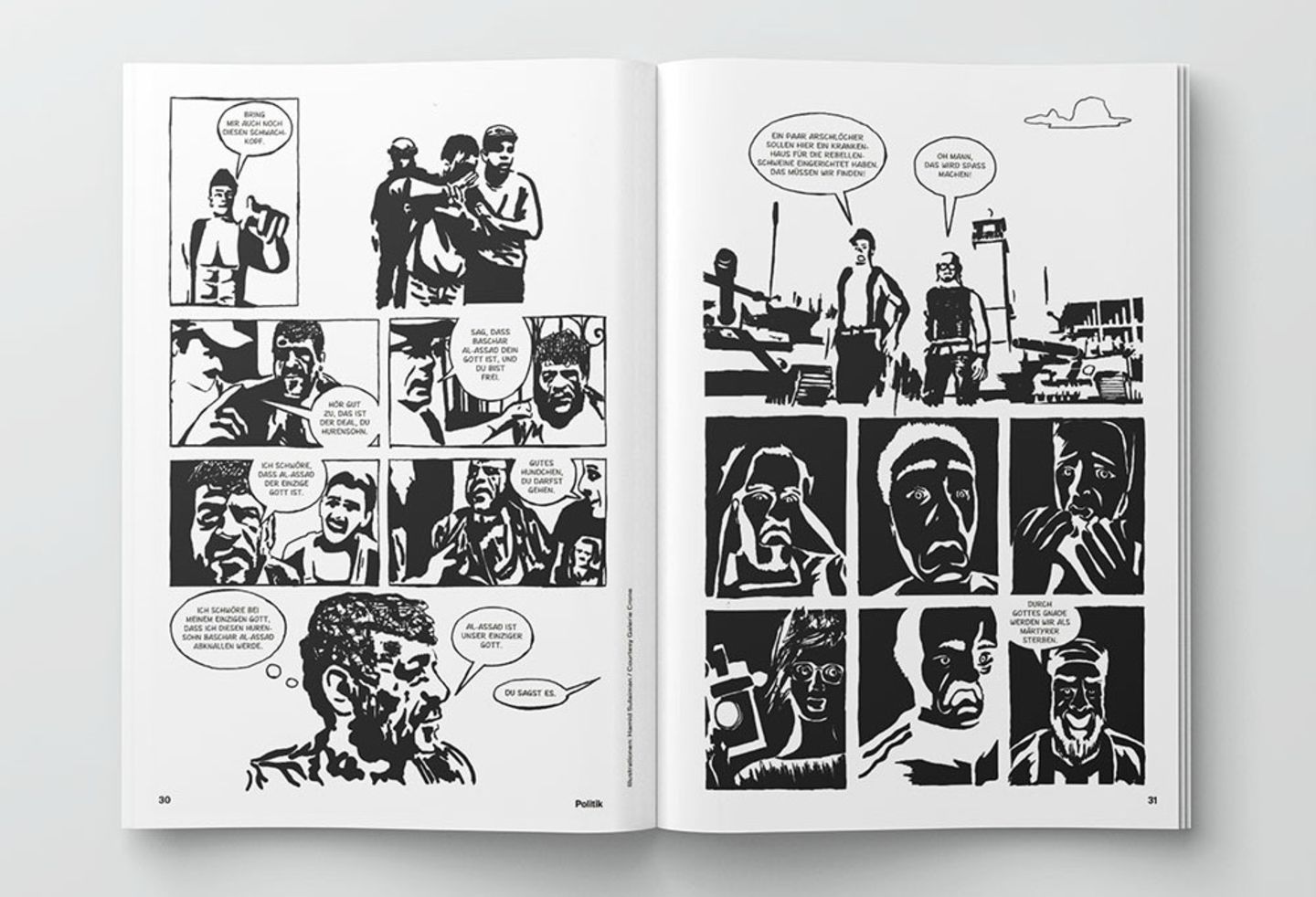 In der Graphic Novel "Freedom Hospital" erzählt Hamid Sulaiman von seiner Flucht aus Syrien