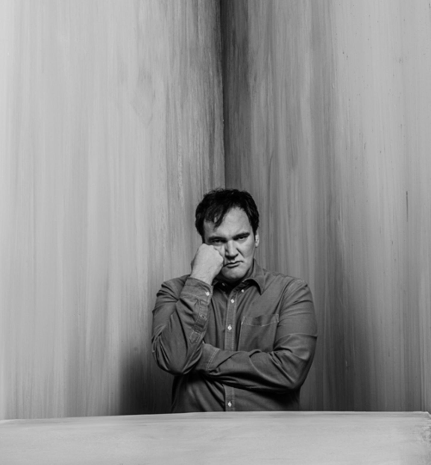 Porträt des US-Regisseurs Quentin Tarantino. Mit NEON spricht er über die Rolle der Gewalt in seinen Film.