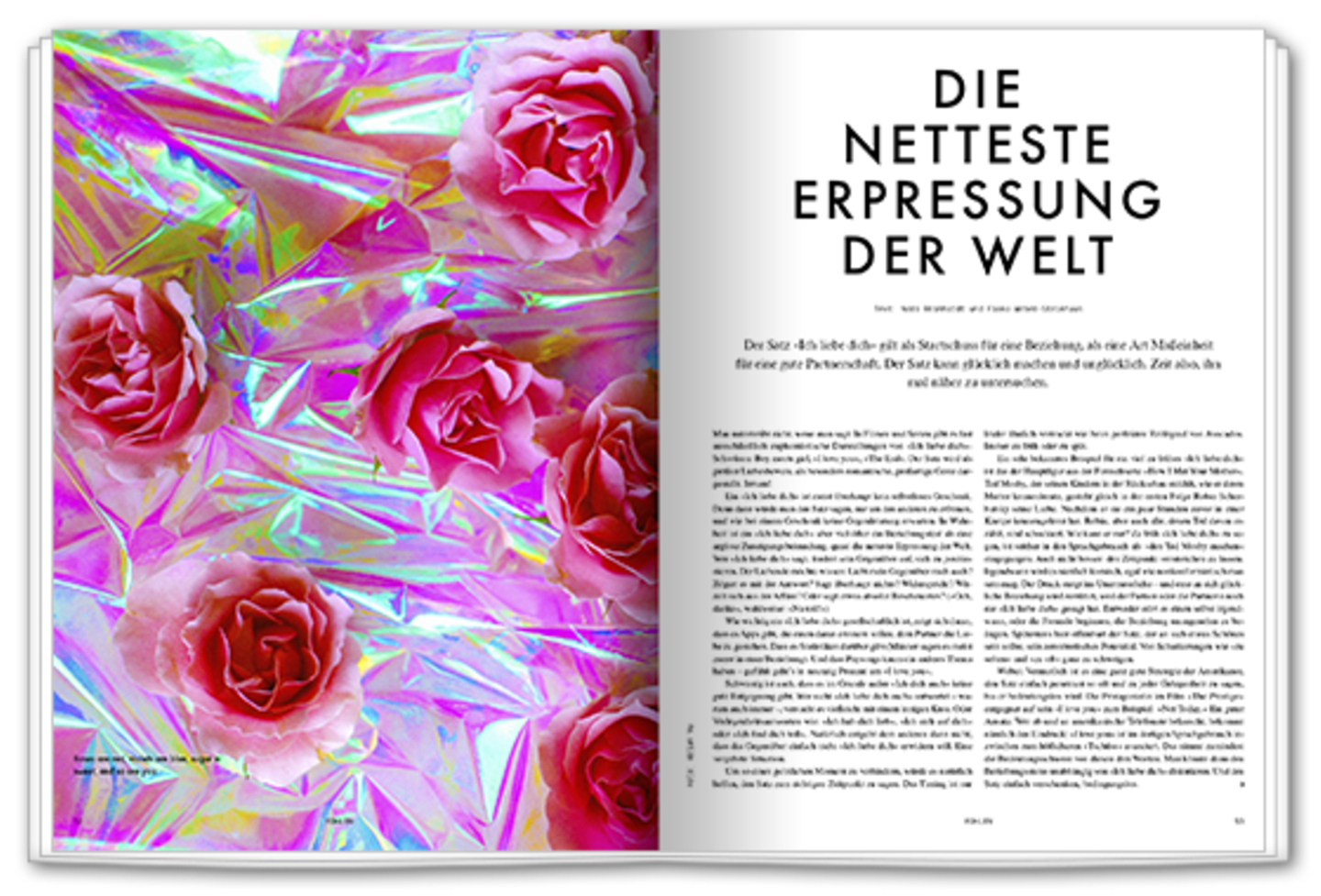Glück oder Erpressung? Der Satz »Ich liebe dich« ist ein Beziehungstest