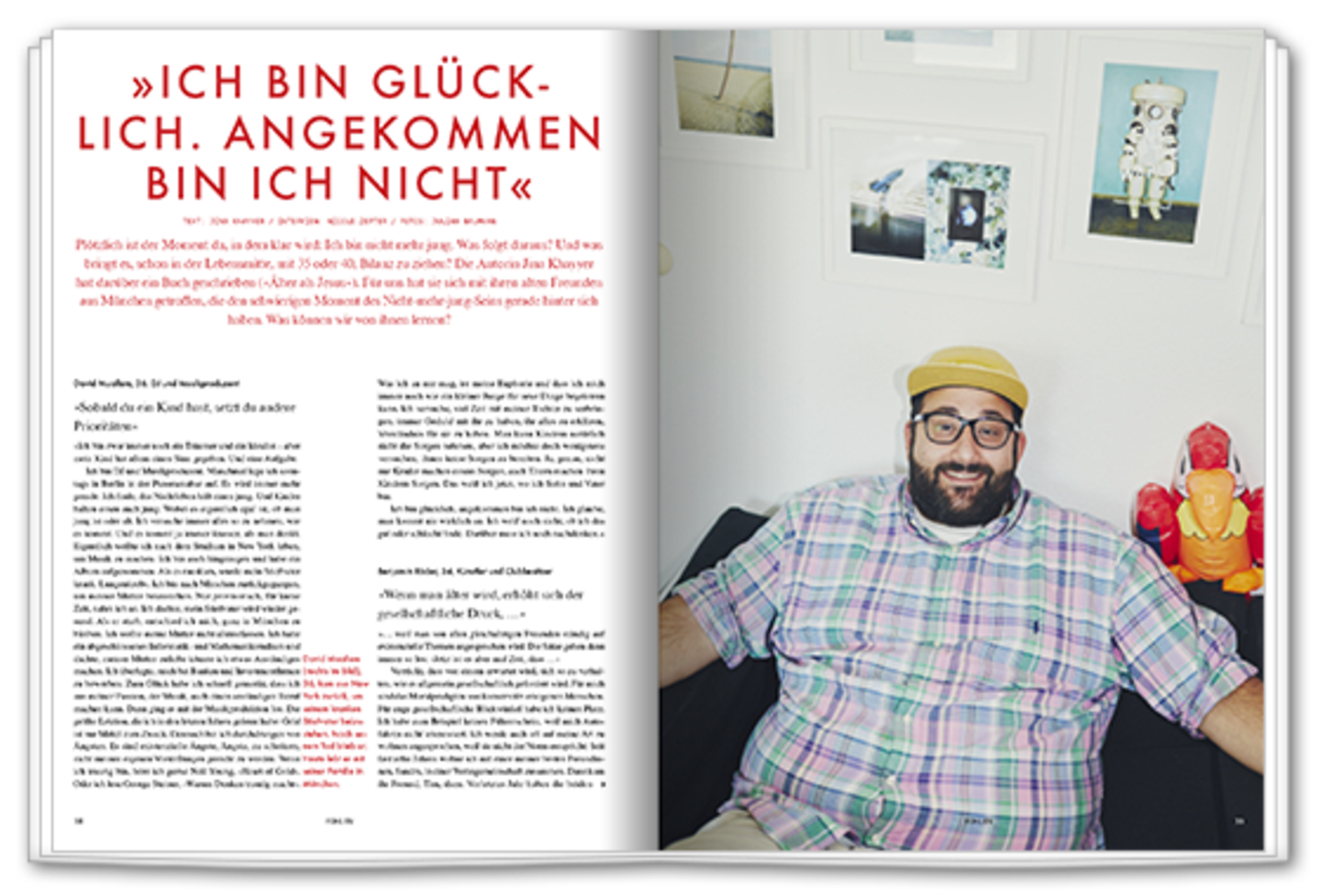 Acht Menschen erzählen, wie es sich anfühlt, wenn die Jugend vorbei ist.