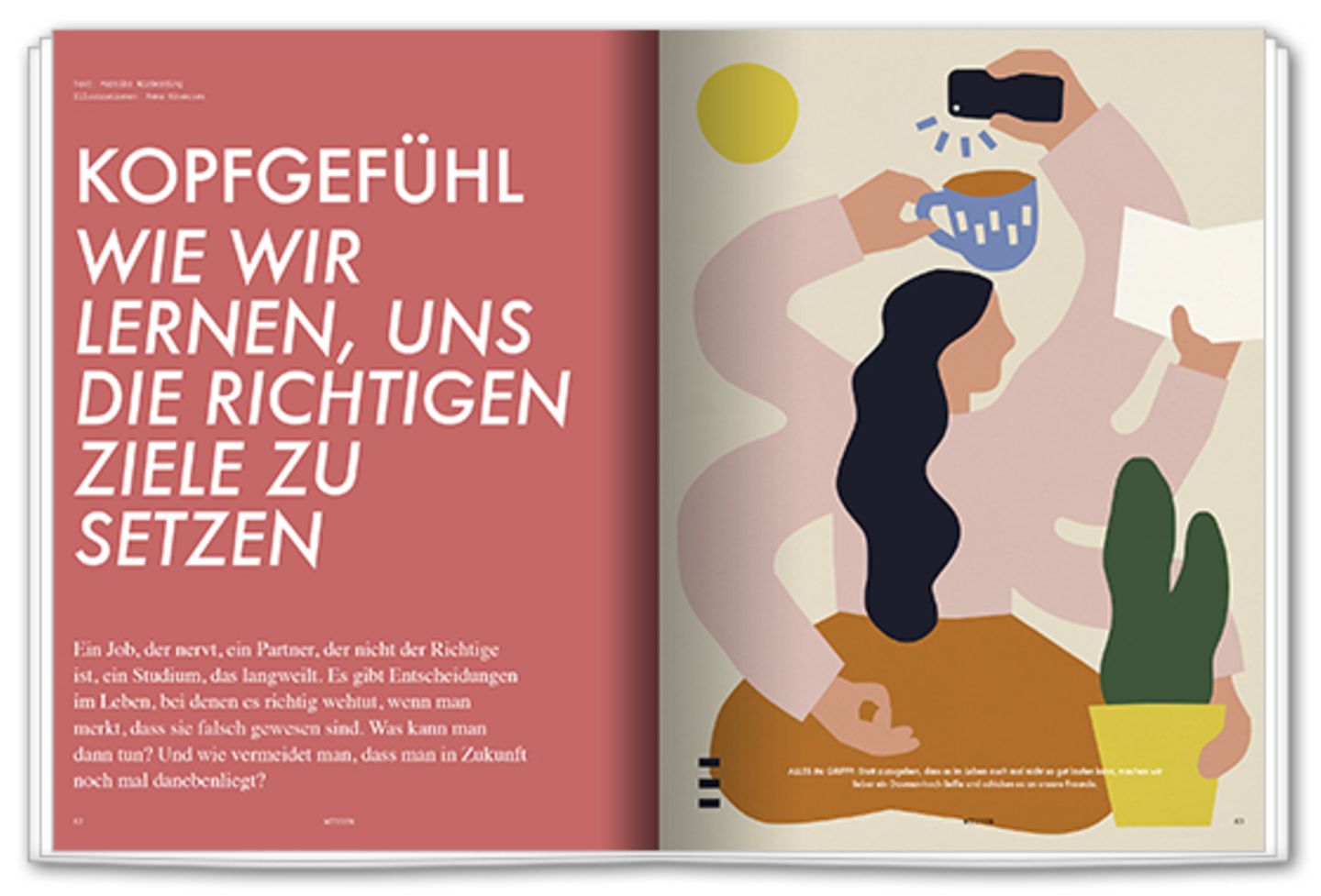 Das Kopfgefühl: Wie steckt man sich Lebensziele so, dass man sie auch erreicht?