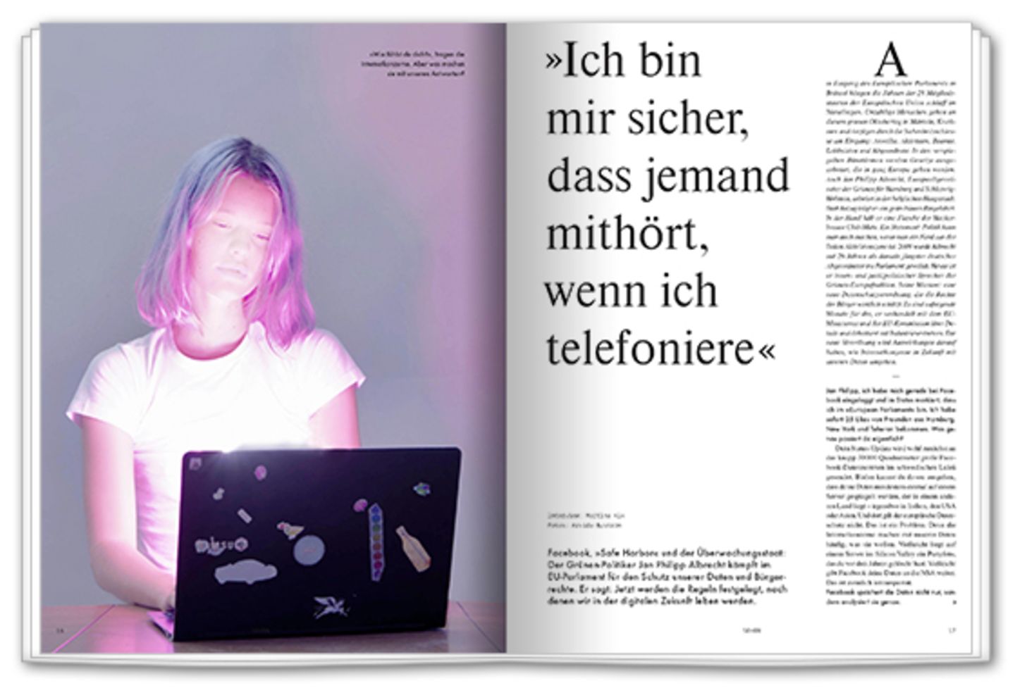 »Alle werden überwacht«: Interview mit dem Datenschutzexperten Jan Philipp Albrecht
