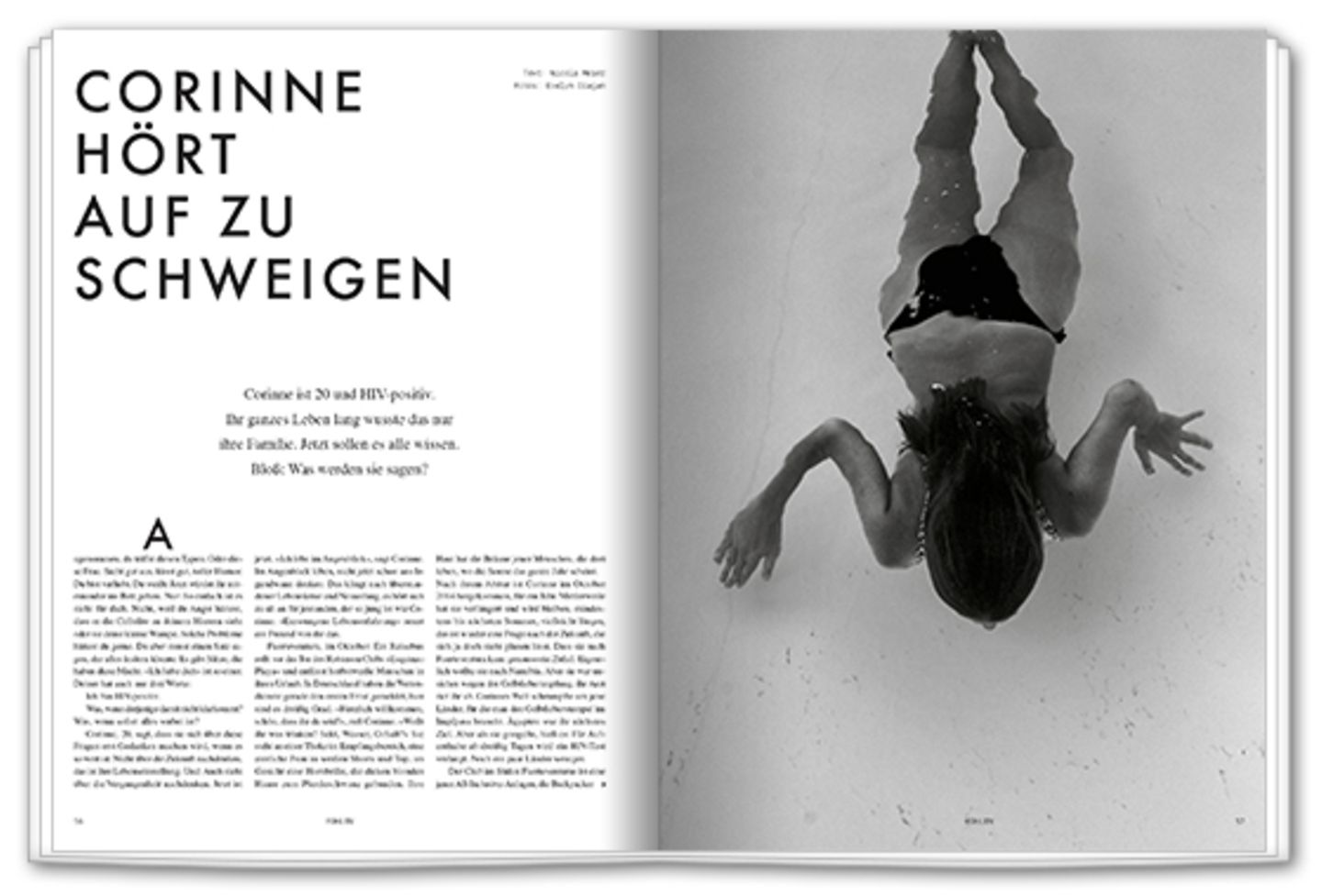 Ende des Schweigens: Corinne hat seit ihrer Geburt HIV. Nun erzählt sie es ihren Freunden