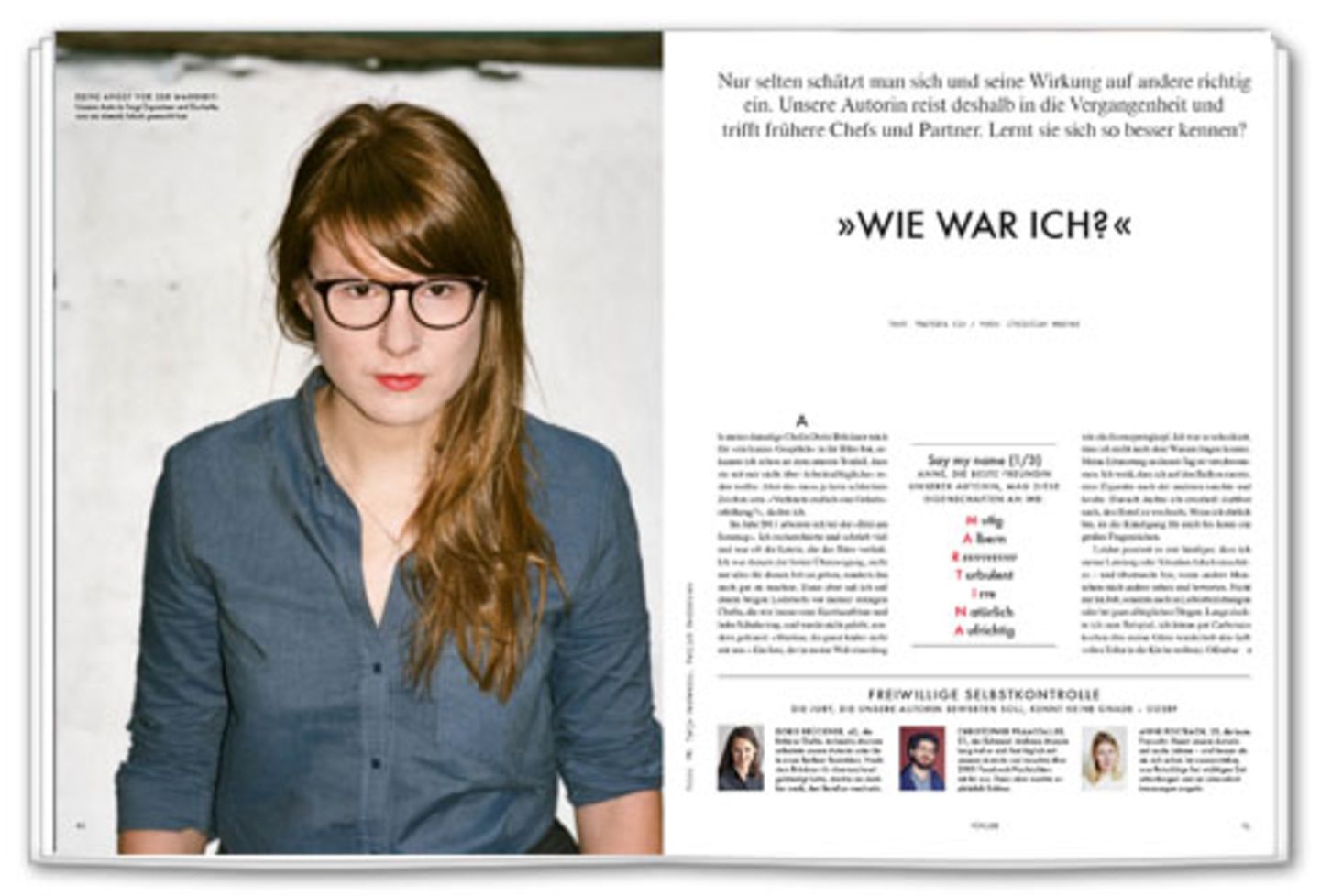 »Wie war ich?« Unsere Autorin erforscht, wie sie auf andere wirkt.