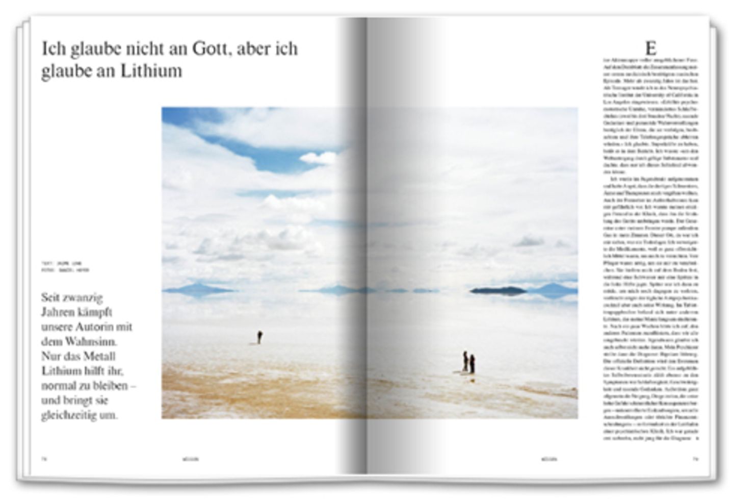 Wahnsinnspille: Unsere Autorin ist ­bipolar. Lithium hilft ihr – und bringt sie um.
