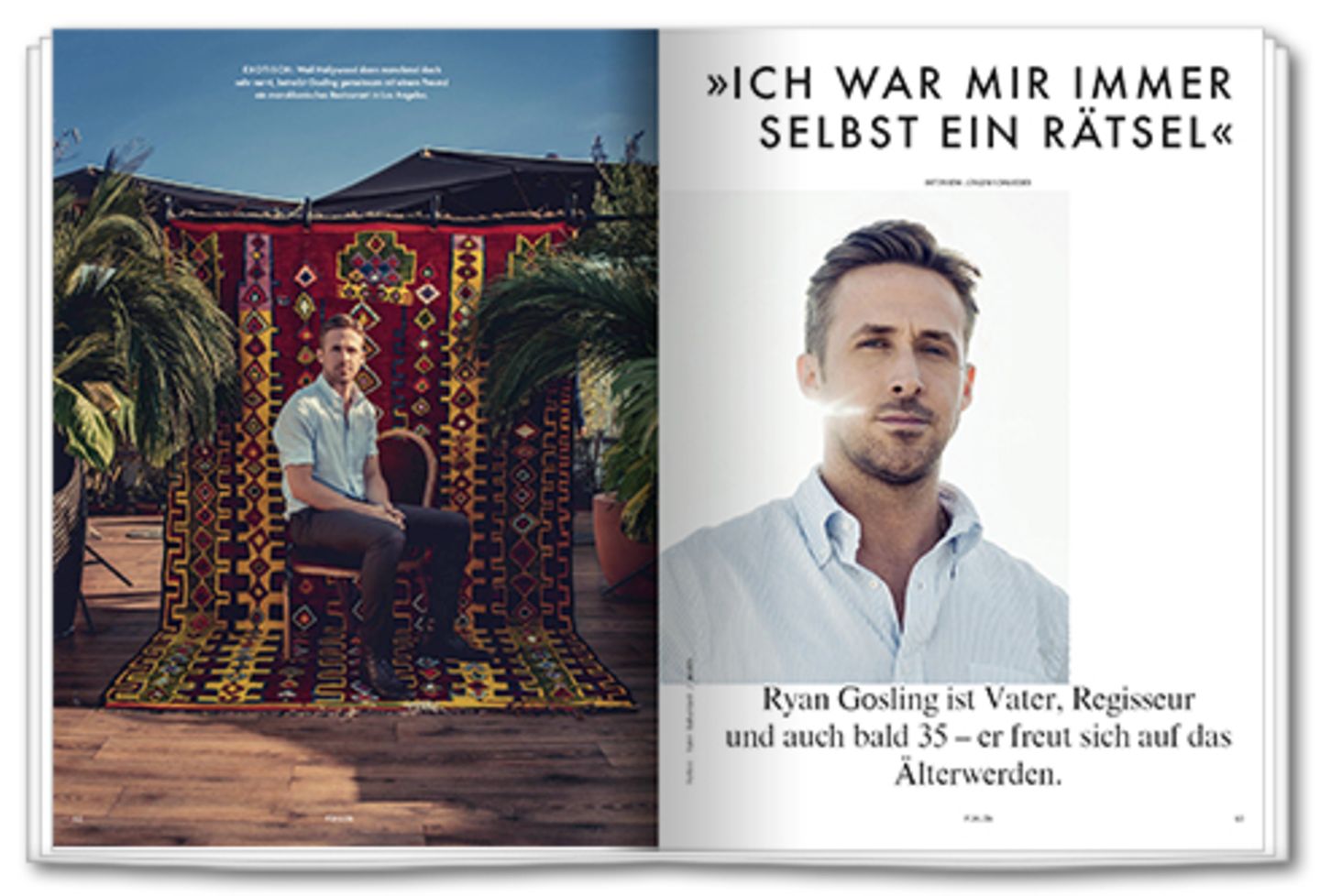 »Ich war mir ein Rätsel« Ryan Gosling übers Altern in Hollywood