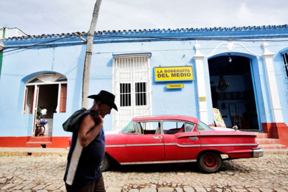 Zuhause: In der Bodeguita del Medio in Havana hat Ernest Hemingway gerne Mojito getrunken – hier im Bild die Filiale der Bar der Stadt Trinidad.