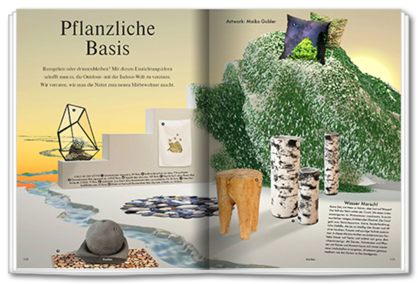 Pflanzliche Basis: Indoor = Outdoor. Mit diesen Einrichtungsideen wird die Natur zum neuen Mitbewohner