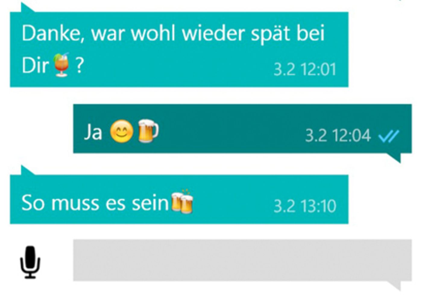 Manchmal fällt der Apfel nicht weit vom Stamm.