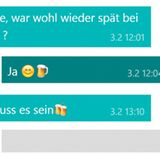 Manchmal fällt der Apfel nicht weit vom Stamm.