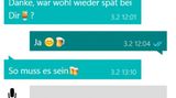 Manchmal fällt der Apfel nicht weit vom Stamm.