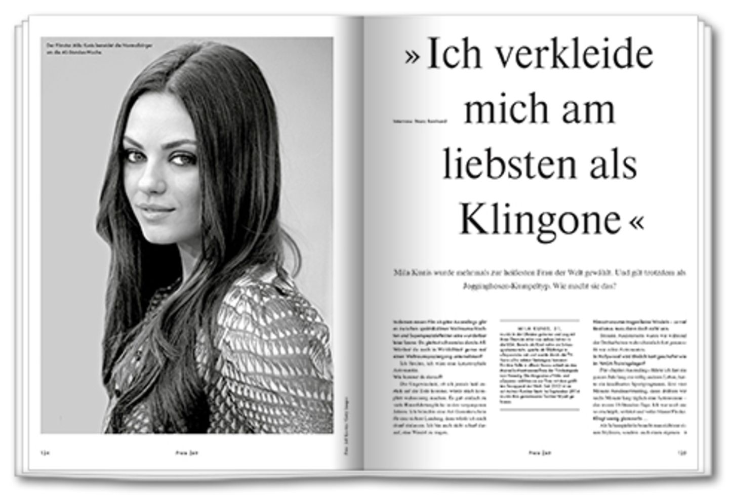 »Ich verkleide mich immer als Klingone« - Mila Kunis ist die heißeste Frau der Welt und trotzdem ein Jogginghosen-Kumpeltyp. Wie macht sie das?