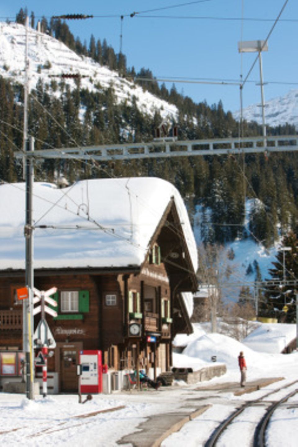 Zuhause: Ski und Schiene Zuhause: Ski und Schiene