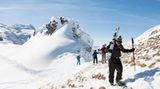 Wenig Mühe, viel Ertrag: Zwischenanstieg im Parsenngebiet. Als ­Belohnung gibt es Pulverschnee.
