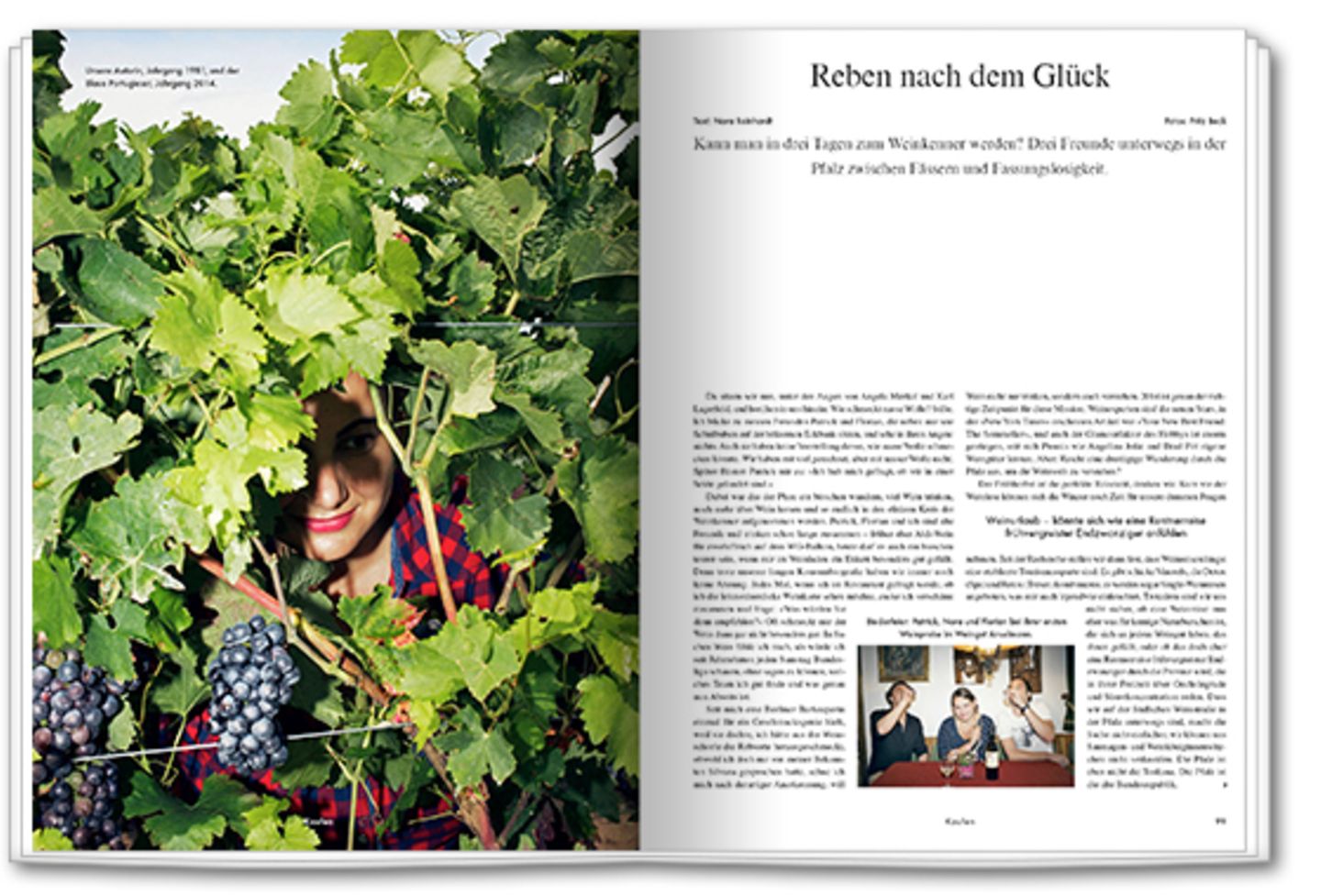 Freizeit: Reben nach dem Glück