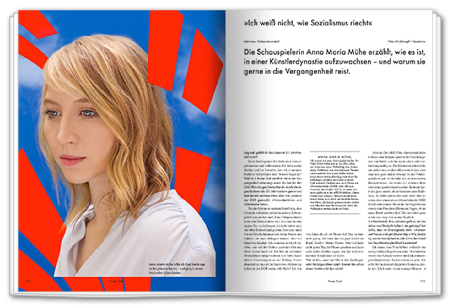 »Ich weiß nicht, wie Sozialismus riecht« - Die Schauspielerin Anna Maria Mühe erzählt, wie es ist, in einer Künstlerdynastie aufzuwachsen