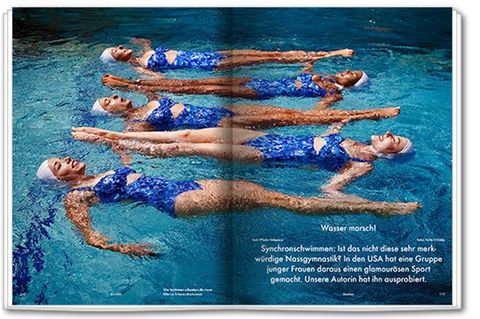 Freizeit: Synchronschwimmen selber machen