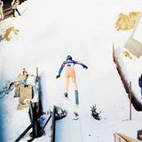 Unser Autor in der Luft.